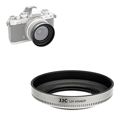 Bild av JJC skruvlinsskydd för Nikon NIKKOR Z DX 16 50 mm F3.5 6.3 VR lins, ersätter HN 40 linshuvud, silver