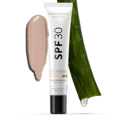Bild av MÁDARA Plant Stem Cell Age defying Face Sunscreen SPF30 40 ml