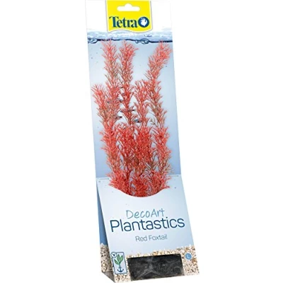 Bild av Tetra 270657 DecoArt Plant Foxtail Röd, konstgjord akvarieväxt, äkta utseende undervattensväxt, storlek, L, röd