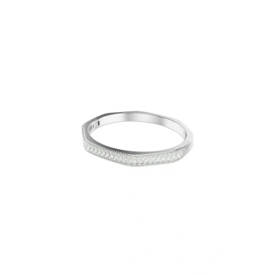 Bild av Swarovski Matrix armring, Baguette skärning, Octagon form, Vit, Rhodium pläterad, S