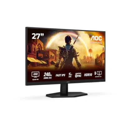 Bild av AOC Q27G42ZE, Gaming Monitor (68.6 cm (27 Zoll), schwarz (matt), QHD, Fast IPS, Adaptive Sync, HDR, 240Hz Panel) [Energieklasse F] (Q27G42ZE)