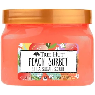 Bild av Tree Hut Peach Sorbet Shea Sugar Kroppsskrubb