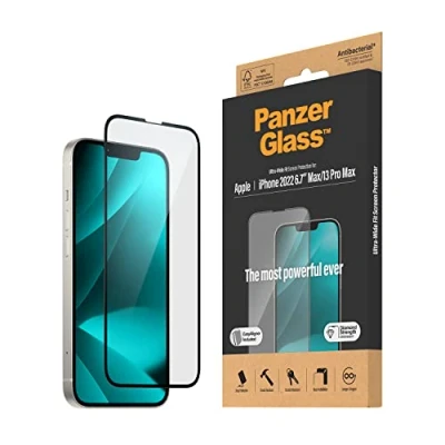 Bild av PanzerGlass Screen Protector Apple iPhone 14 Plus 13 Pro Max Ultra Wide Fit w. EasyAligner