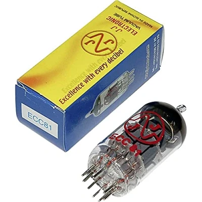 Bild av BTB Vertrieb ECC 81 = 12 AT 7 Elektronrör Dubbeltriod 100 V 3 mA Polantal: 9 Sockeltyp: Noval Innehåll 1 st