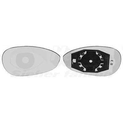 Bild av VAN WEZEL 1624838 Miroir De Rétroviseur droit FIAT: Punto Evo 3/5 portes, 500 3 Grande ABARTH: / 595 695 portes