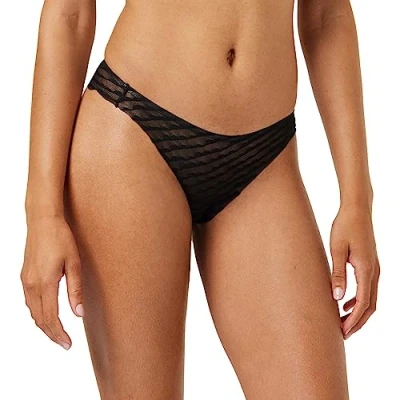 Bild av Sloggi LACY TINY Tanga String, Storlek: XS, Black
