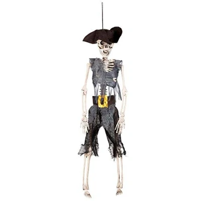 Bild av Boland 72091 Dekorativ figur skelettpirat, halloweentillbehör, halloweenfest