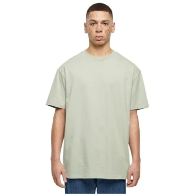 Bild av Build Your Brand t shirt för män tung oversize te, basic män, överdimensionerad passform, bomull, softsalvia, XS
