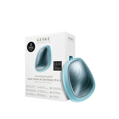 Bild av Geske Sonic WARM COOL MASK 9 IN 1 Electronic Tools SMARTAPPGUIDED Ansiktsvård tillbehör, Storlek: One Size, Turquoise