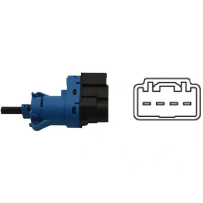 Bild av KAVO PARTS EBL 4507 Interrupteur des feux de freins mécanique 4 FORD: C Max 2, Transit Custom V362 Van, MONDEO 4, MAZDA: 5, CX 5 I, 3 portes