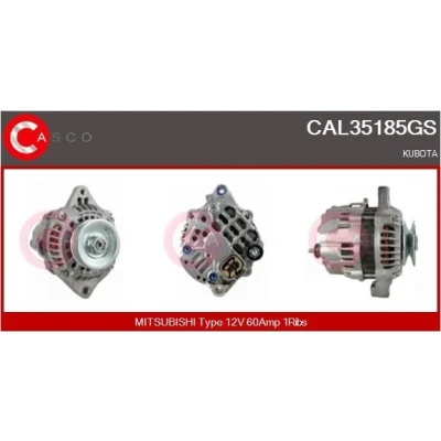 Bild av CASCO CAL15325AS Generator 12V 180A VOLKSWAGEN: Multivan 5 (7HM, Transporter 5, Passat B6 Variant, SKODA: Yeti, Superb II Kombi, AUDI: A4 B7 Avant