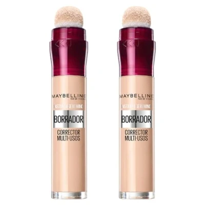 Bild av Maybelline New York Multipurpose Eraser Corrector, med modulär täckning, 2 pack, 6 + ml