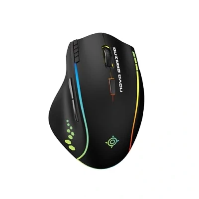 Bild av NOVA GAMING Persee programmerbar trådlös RGB spelmus anpassningsprogramvara, justerbar DPI, 9 LED animationer, uppladdningsbar mus