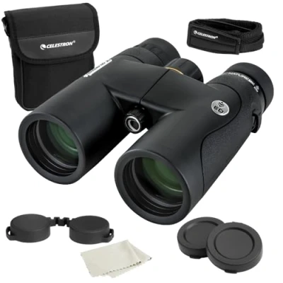 Bild av Celestron 72333 Nature DX ED 10x42 kikare, objektivlinser med extralåg spridning, för natur och fågelskådning, fullt multibelagd BaK 4 prismor, gummiarmering, dim vattentålig