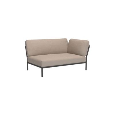 Bild av HOUE LEVEL / Right Corner Trädgårdsmöbler Ash/Dark Grey L140 x W95 H82 SH38 cm