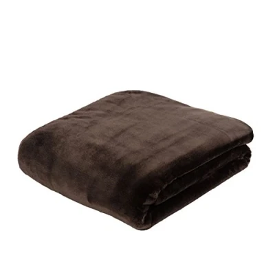 Bild av Gözze Premium kashmir känsla gosig vardagsrumsfilt/överkast, 500 g/m², 180 x 220 cm choklad