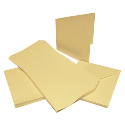 Bild av Craft UK W104 kort och kuvert, linne, 15,2 x cm, elfenbensfärgat 6