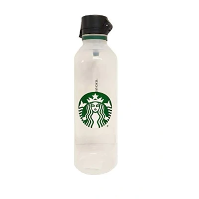 Bild av Starbucks Siren Återanvändbar vattenflaska i transparent plast, 71 cl