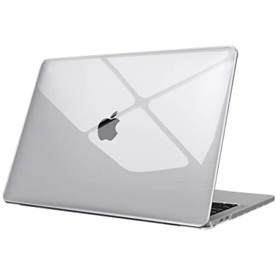 Bild av FINTIE Fodral kompatibelt med MacBook Pro 13&quot; 2022 2016 (M2 &amp; M1 A2338 / A2289 A2251 A2159 A1989/A1706/A1708), hårt plastfodral, klart kristallint