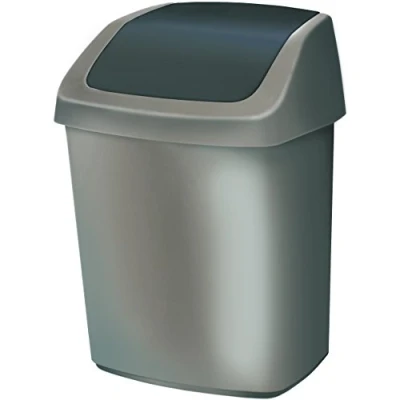 Bild av Curver 167910 Swing soptunna polypropen 25 x 20 38 cm silver/antracit