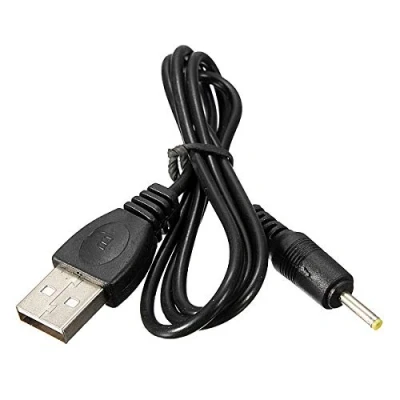 Bild av Akyga AK DC 02 USB kabel kontakt 2,5 x 0,7 mm adapter 5 V laddningskabel 80 cm