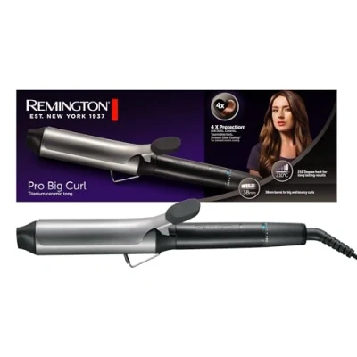 Bild av Remington CI5538 E51 PRO BIG CURL Locktång, Storlek: One Size, Silber/ schwarz