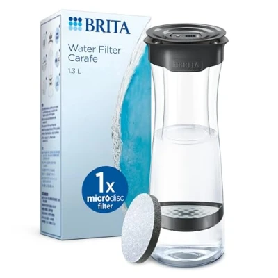Bild av BRITA Fill&amp;Serve filterkanna 1,3 l svart med 1 MicroDisc vattenfilter