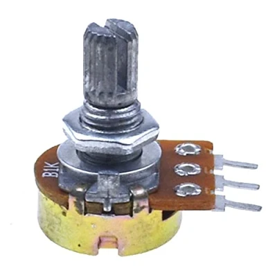 Bild av RELAND SUN 5 st 3 stifts WH148 1K Ohm variabla motstånd enkel varv roterande kolfilm avsmalnande potentiometer
