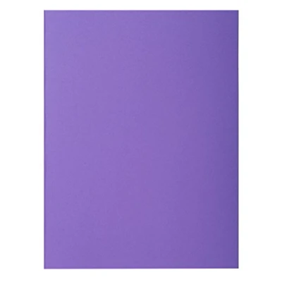 Bild av Exacompta Ref 807008E Förpackning med 30 färgglada ROCK&#039;&#039;S 80 g/m2 undermappar PEFC™ certifierade storlek 22 x 31 cm för A4 format färg lila