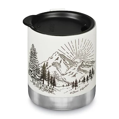 Bild av Klean Kanteen läger mugg 355 ml laser etch Mntns matt vit