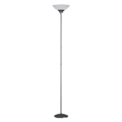 Bild av Reality Lights R4302 87 fluter, 1 x E27, titanfärger, skärm i vitt