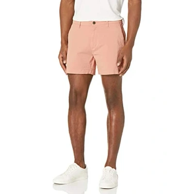 Bild av Amazon Essentials Herr Slim Fit 5 tum platt framsida komfort stretch chino kort (tidigare Goodthreads), ljusbrun, 38