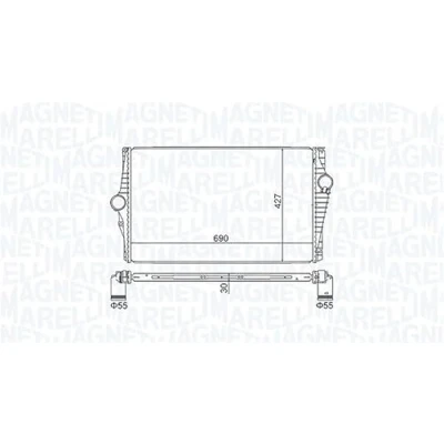 Bild av MAGNETI MARELLI 351319205220 Intercooler VOLVO: XC90 I