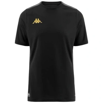 Bild av Kappa Tshirt med print, Storlek: Large, Black/grey charcoal