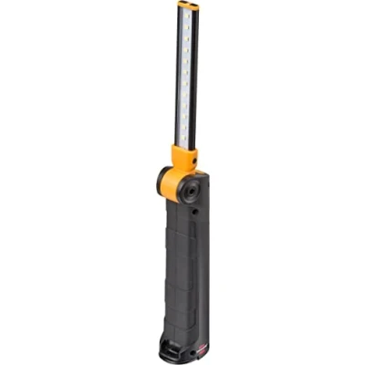Bild av Brennenstuhl laddningsbar LED glödlampa SANSA 400 A/magnetisk inspektionslampa (maximal ljustid 80 h, vikbar till fickformat, inklusive USB laddningskabel) svart