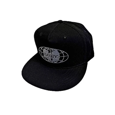 Bild av Wu Tang Clan Baseball Cap World Wide Logo Official Black Snapback One Size