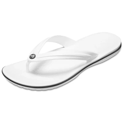 Bild av Crocs Crocband Flip unisex vuxen flops, White, 39/40 EU
