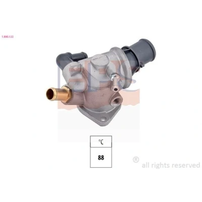 Bild av EPS 1.880.122 Thermostat d&#039;eau 88 Made in Italy OE Equivalent avec joint d&#039;étanchéite, raccord fileté pour le capteur de température