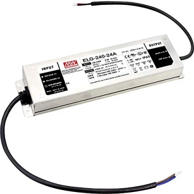 Bild av MEAN WELL ELG 240 24DA 3Y, W, IP20, 100 305 V, 10 A, 24 71 mm