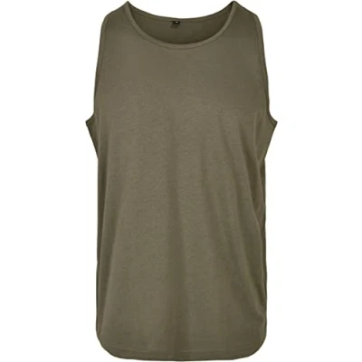 Bild av Build Your Brand Basic Tank herrlinne, olivgrön, 4XL
