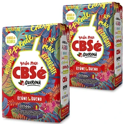 Bild av CBSe Yerba Mate Guarana 0,5kg Energi och tonicdryck, rik på vitaminer antioxidanter, med koffein! Accelererar ämnesomsättningen. Innehåller inget socker.