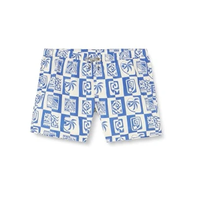 Bild av JACK&amp;JONES PLUS JPSTFIJI JJSWIM OCEANDAY SS24 LY PLS, Bländande blå, 44