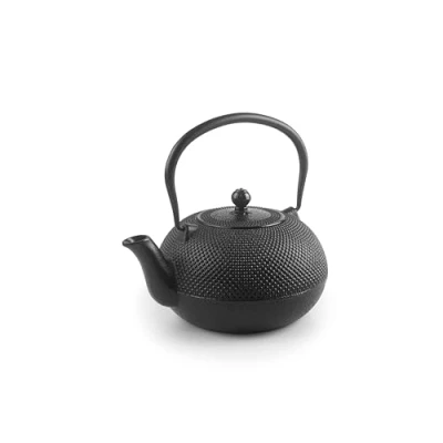 Bild av Ibili Théière en Fonte Noire, 0,3 Litre, Intérieur Émaillé, Compatible avec les Plaques à Induction