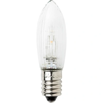 Bild av Konstsmide Christmas E10 0,3W 14 55V LED reservlampor 3dels pack ljus