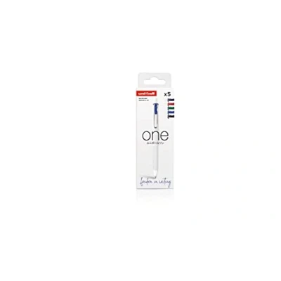 Bild av Uni ball Rollerball bläck gel One 0,7 mm fodral 5 färger CLASSIC