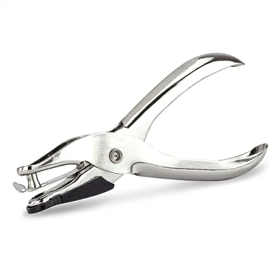 Bild av Rapesco PF25A001 Enhålslagare Modell 25, 10 ark kapacitet, Silver