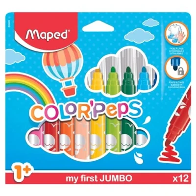 Bild av Maped Tuschpennor Jumbo 12 pack