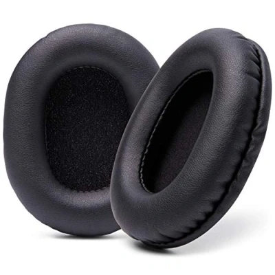 Bild av WC Wicked Cushions Ersättningshörlurar för Sony MDR 7506 Mjukare läder, lyxigt Memory Foam, oöverträffad hållbarhet Kompatibel med / V6 CD900ST (svart)