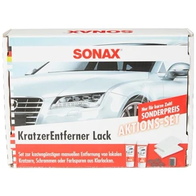 Bild av SONAX Aktion set repborttagare lack (2 x 25 ml) eliminerar repor och av klarlack Art.nr. 03058410