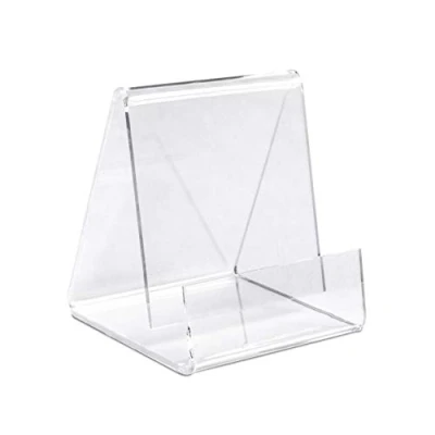 Bild av 10 pack bokstöd/bokstativ ECO (höjd: 8,0 cm) som klämstativ för t.ex. fickböcker av original PLEXIGLAS® (10 st)